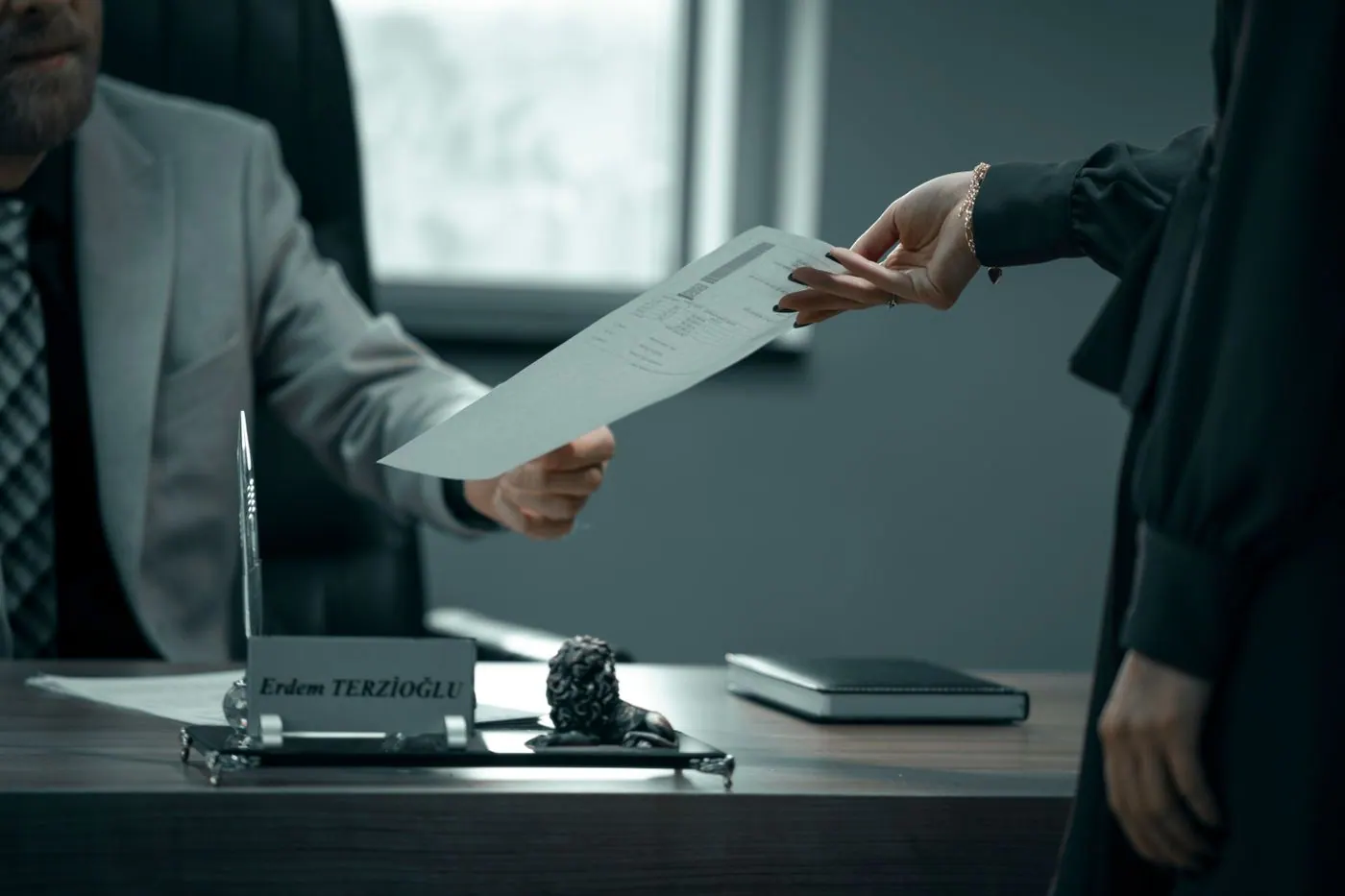 Sharing a business document with a partner